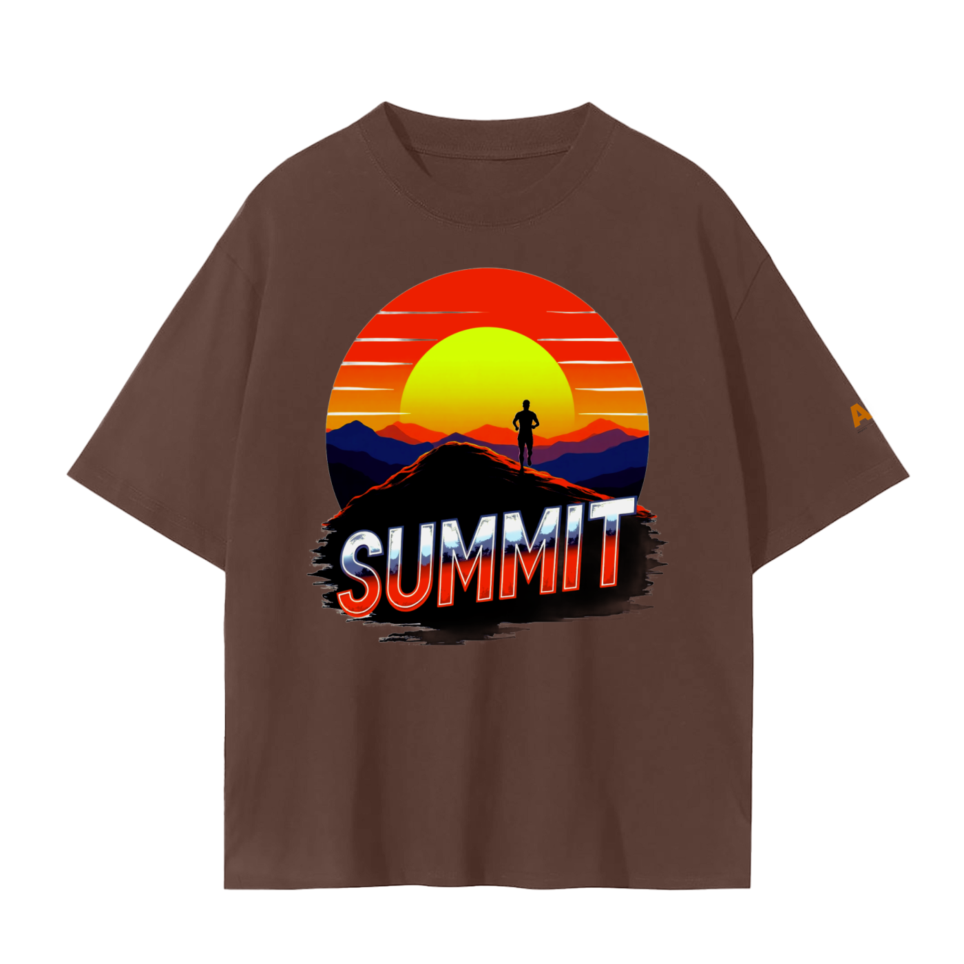Summit Sunset Trail Runner Unisex Seamless Tee