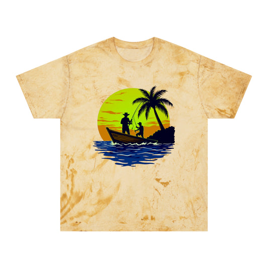 Gone Fishing Color Blast Tee