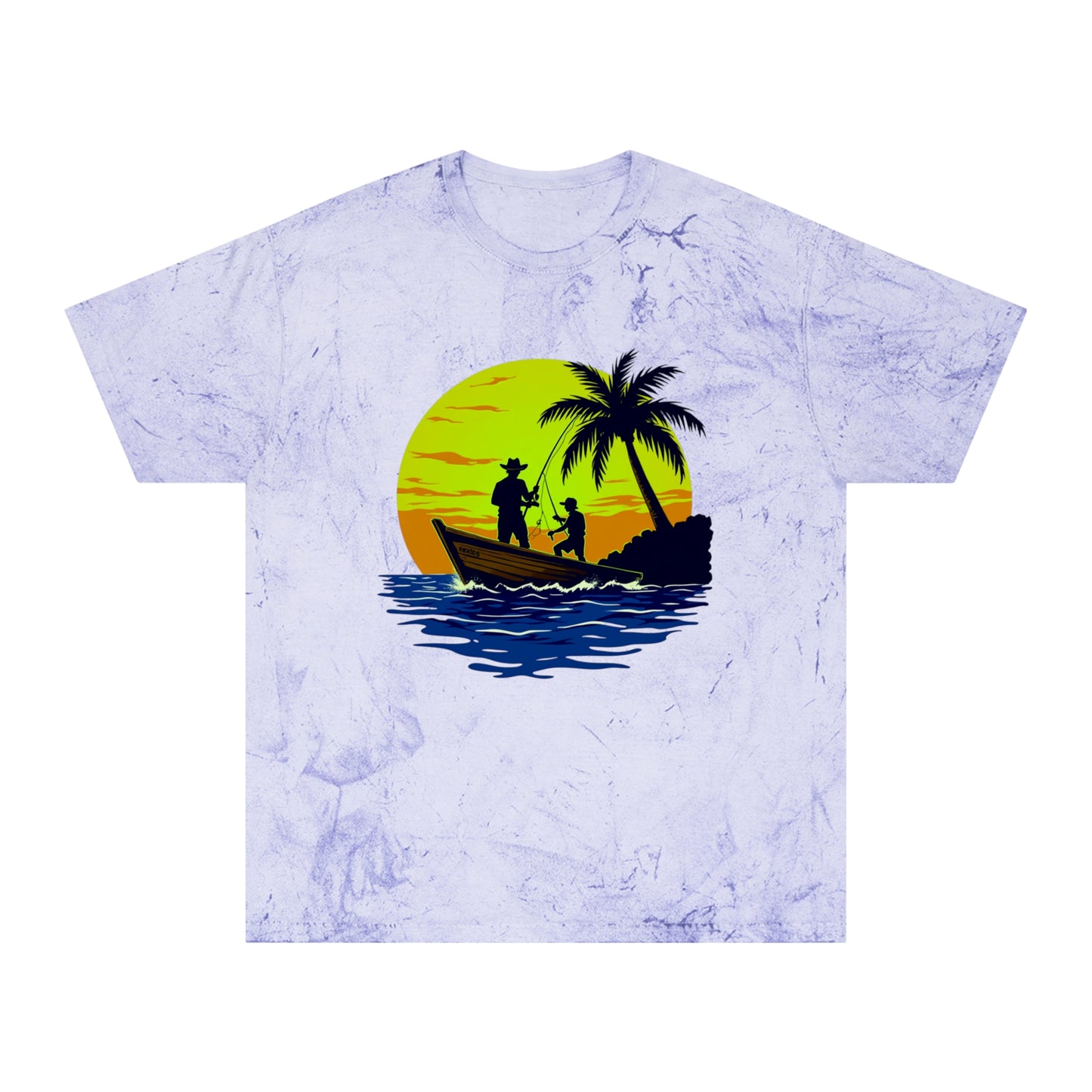 Gone Fishing Color Blast Tee