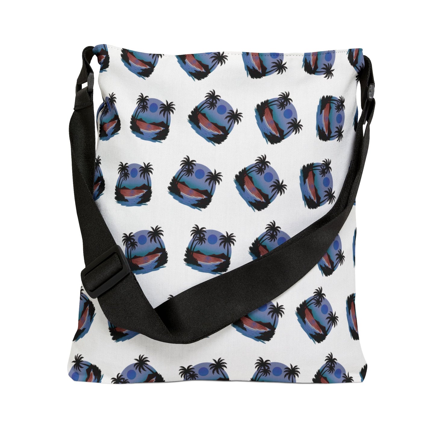 Beach Pattern Adjustable Tote Bag