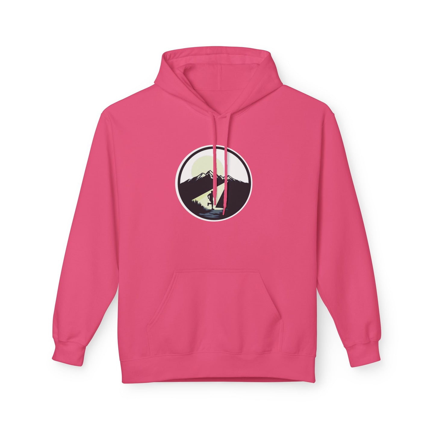 AP Logo Outdoor Mountain Circle Graphic Hoodie