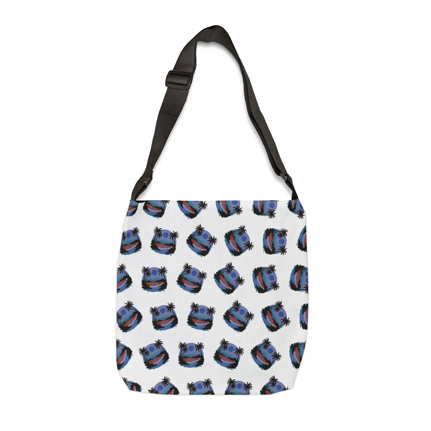 Beach Pattern Adjustable Tote Bag