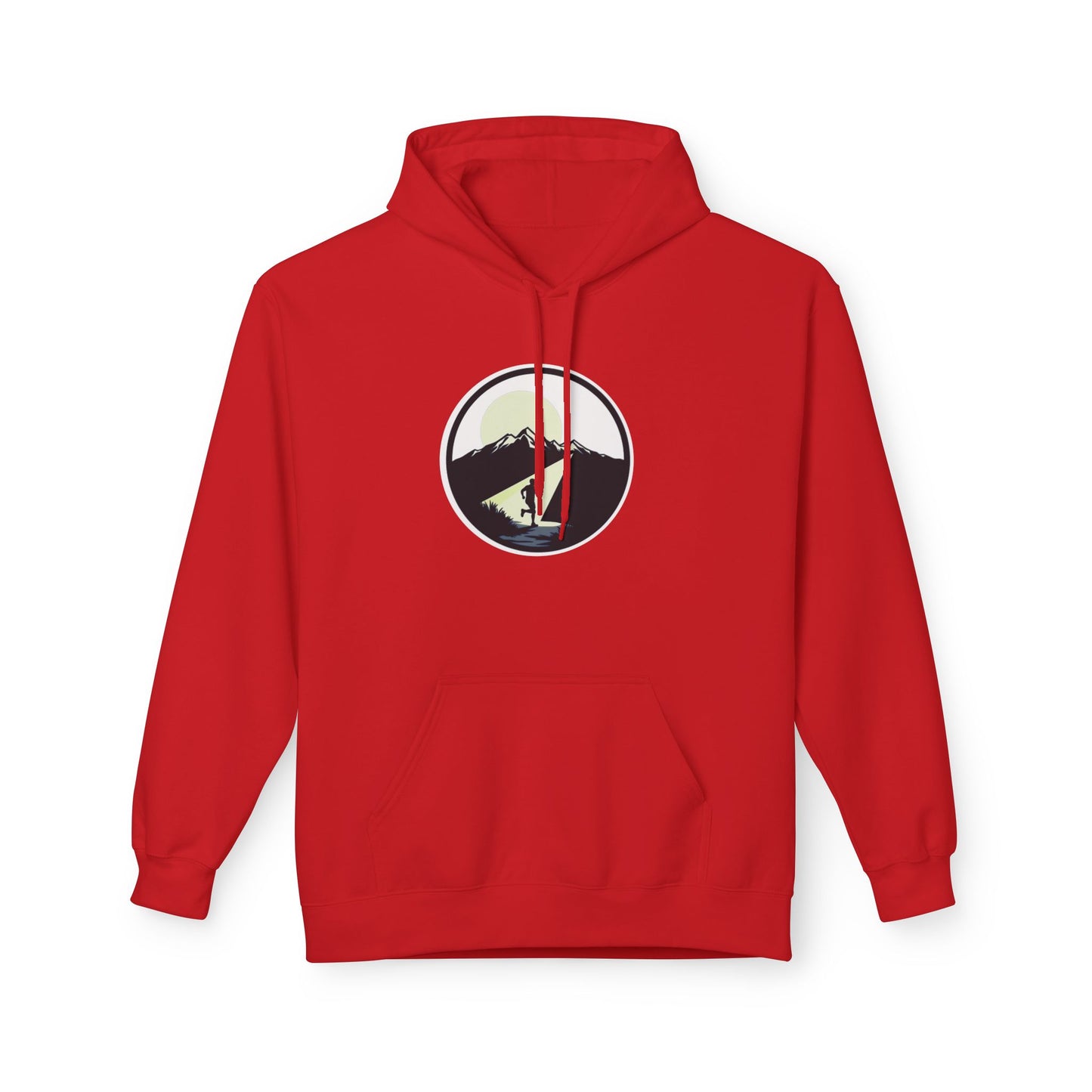 AP Logo Outdoor Mountain Circle Graphic Hoodie
