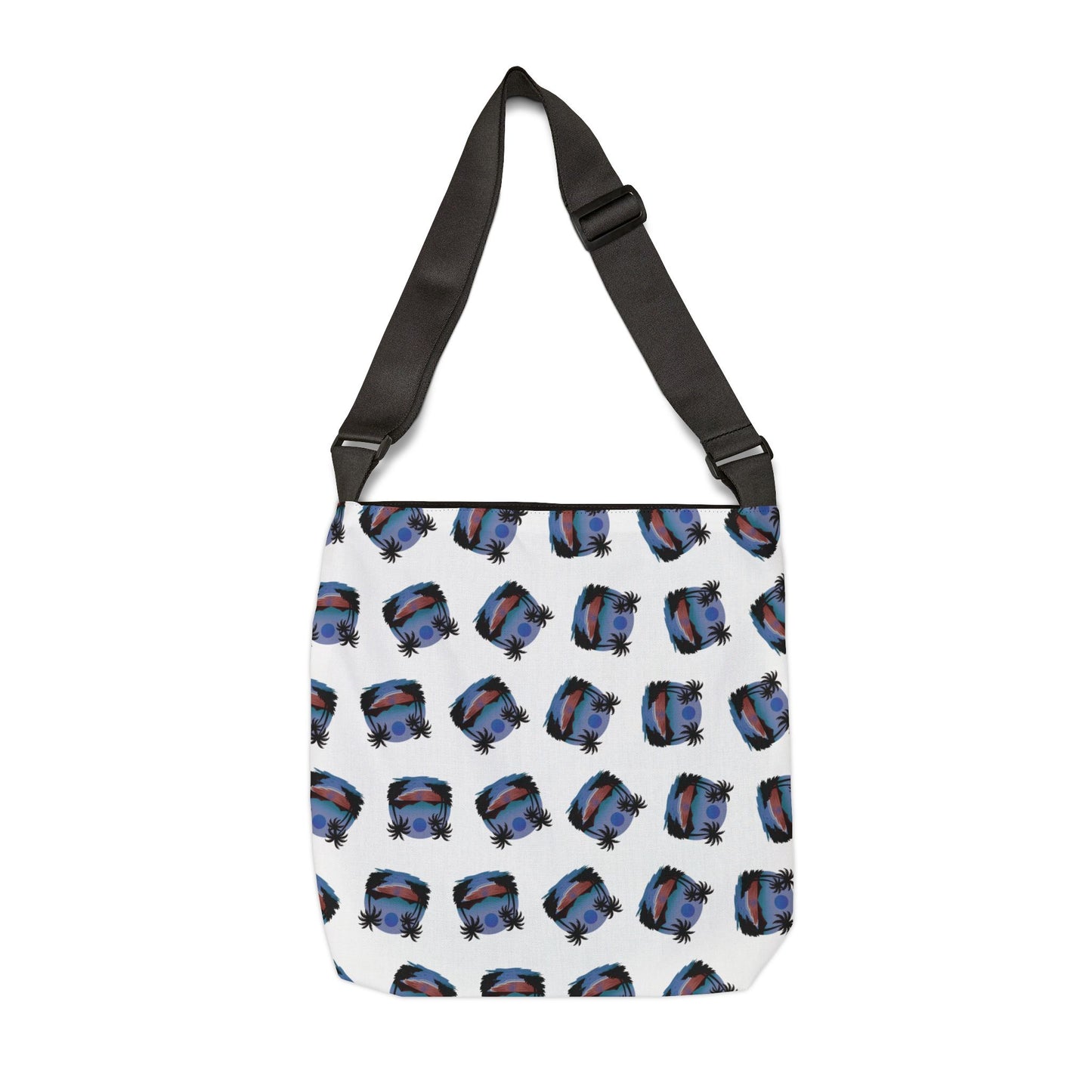 Beach Pattern Adjustable Tote Bag