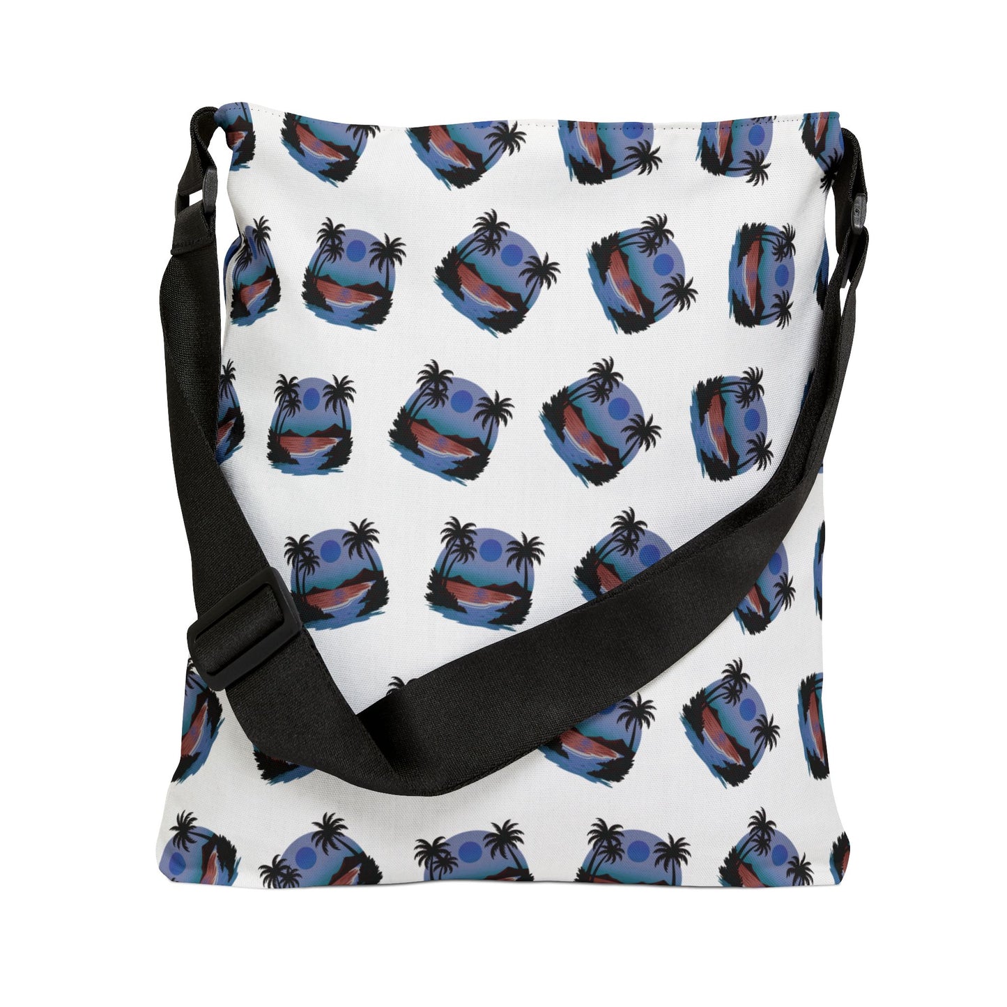 Beach Pattern Adjustable Tote Bag