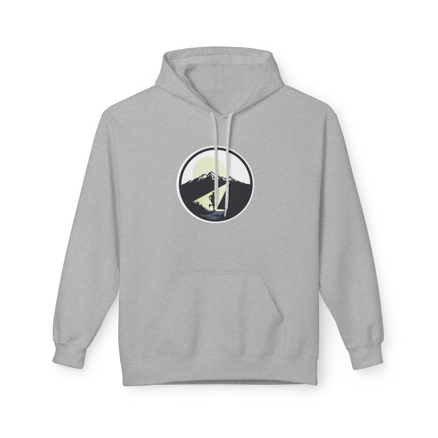 AP Logo Outdoor Mountain Circle Graphic Hoodie