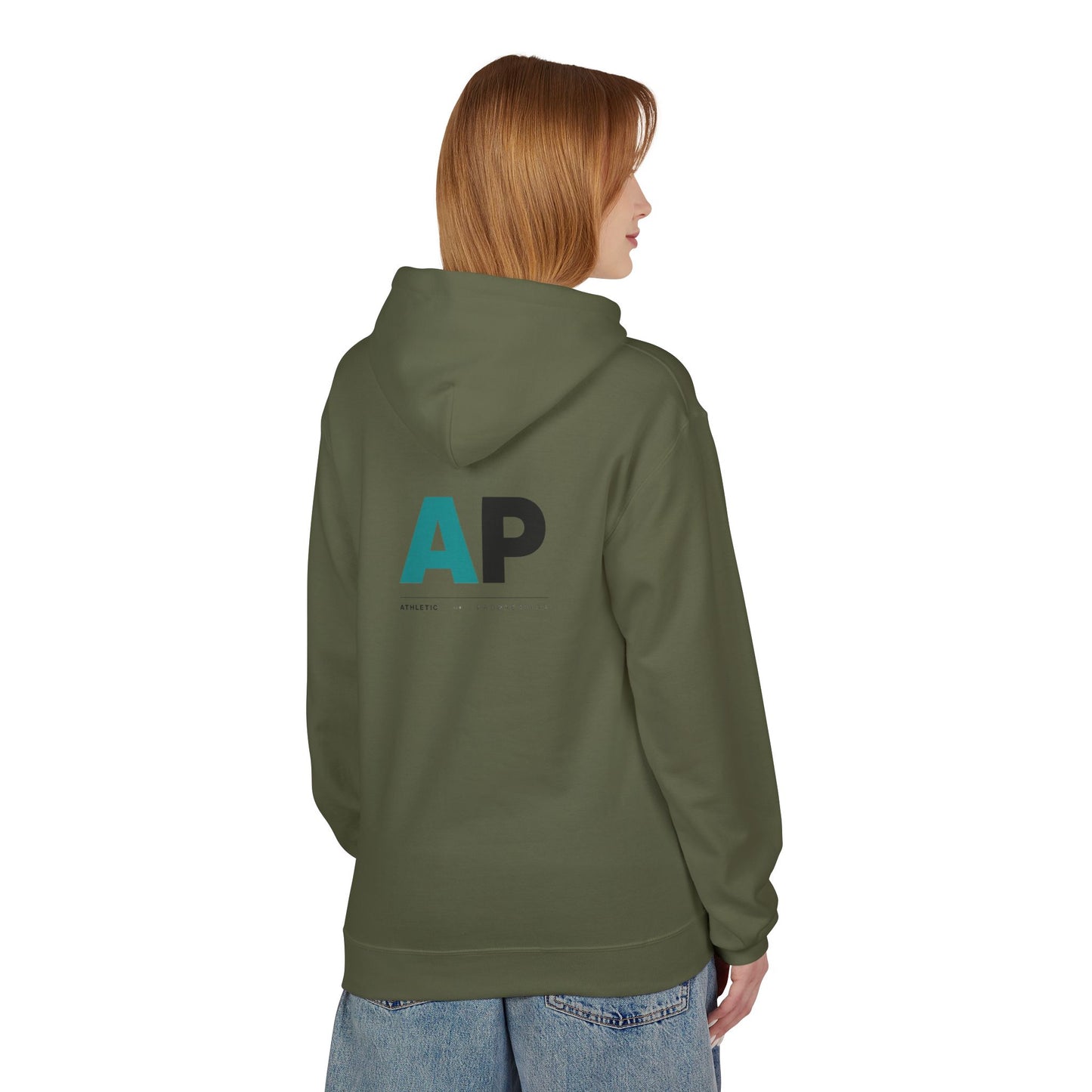 AP Logo Outdoor Mountain Circle Graphic Hoodie
