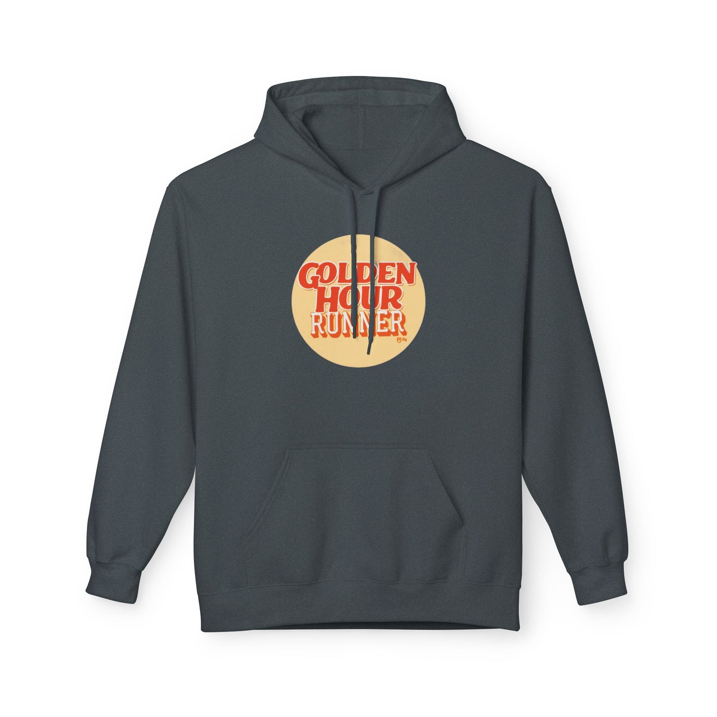Golden Hour Retro Sunset Runner Hoodie