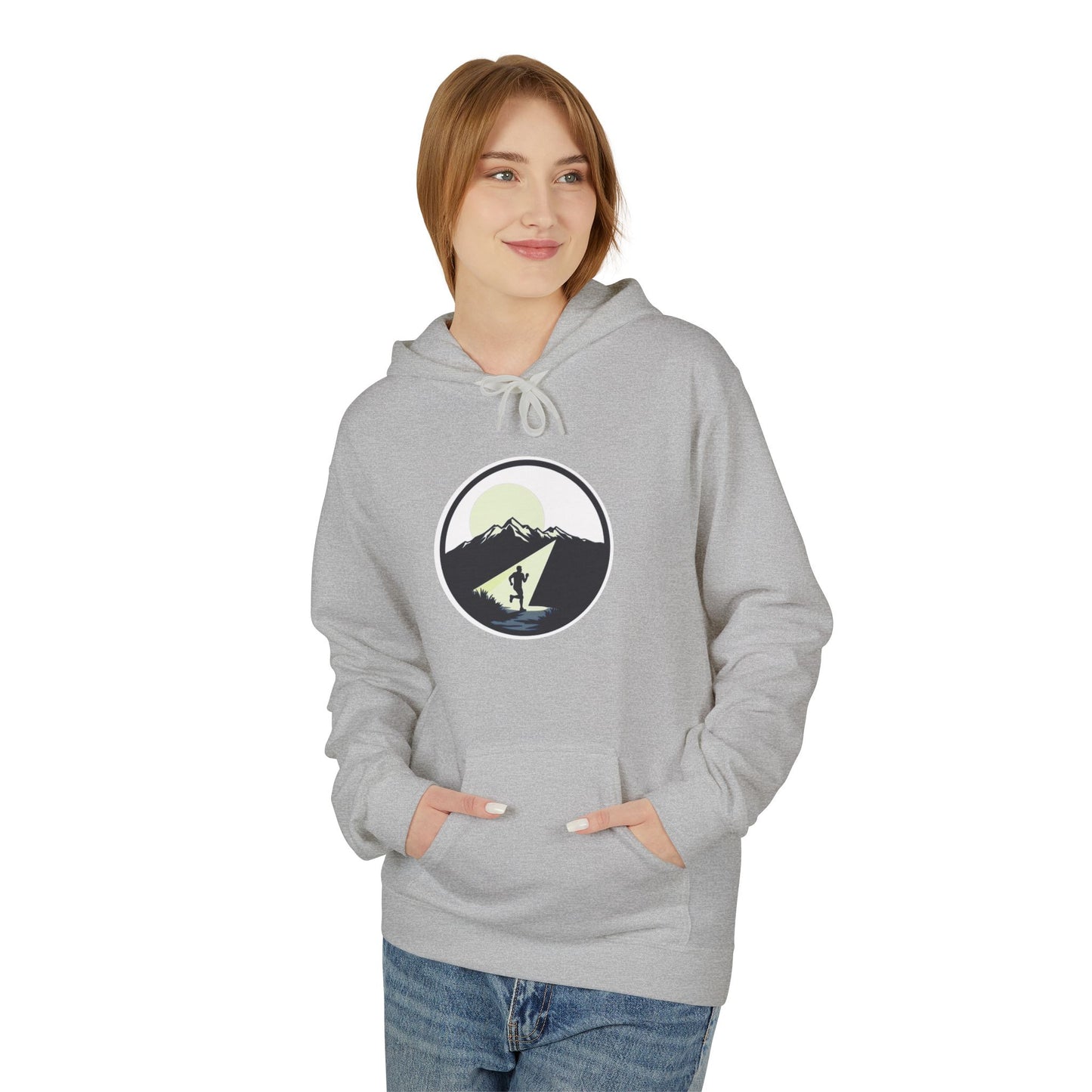 AP Logo Outdoor Mountain Circle Graphic Hoodie