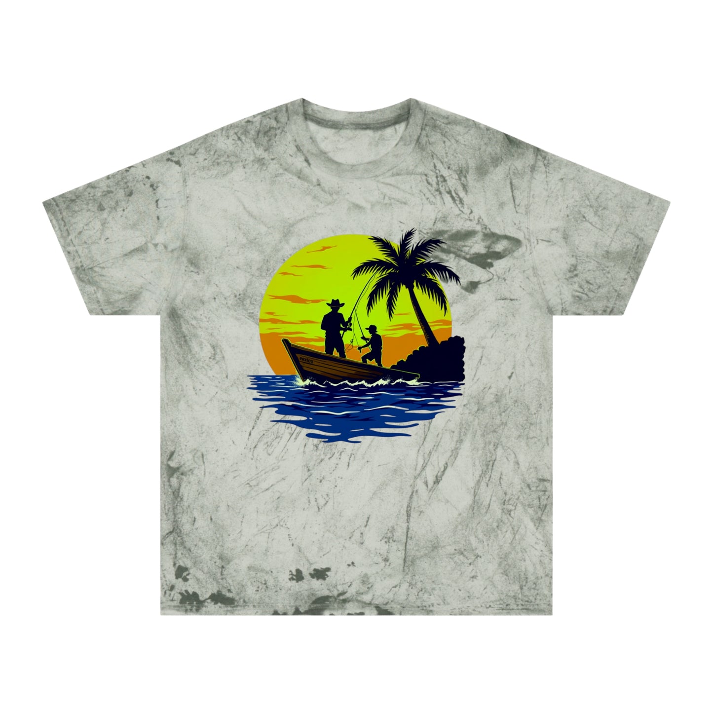 Gone Fishing Color Blast Tee