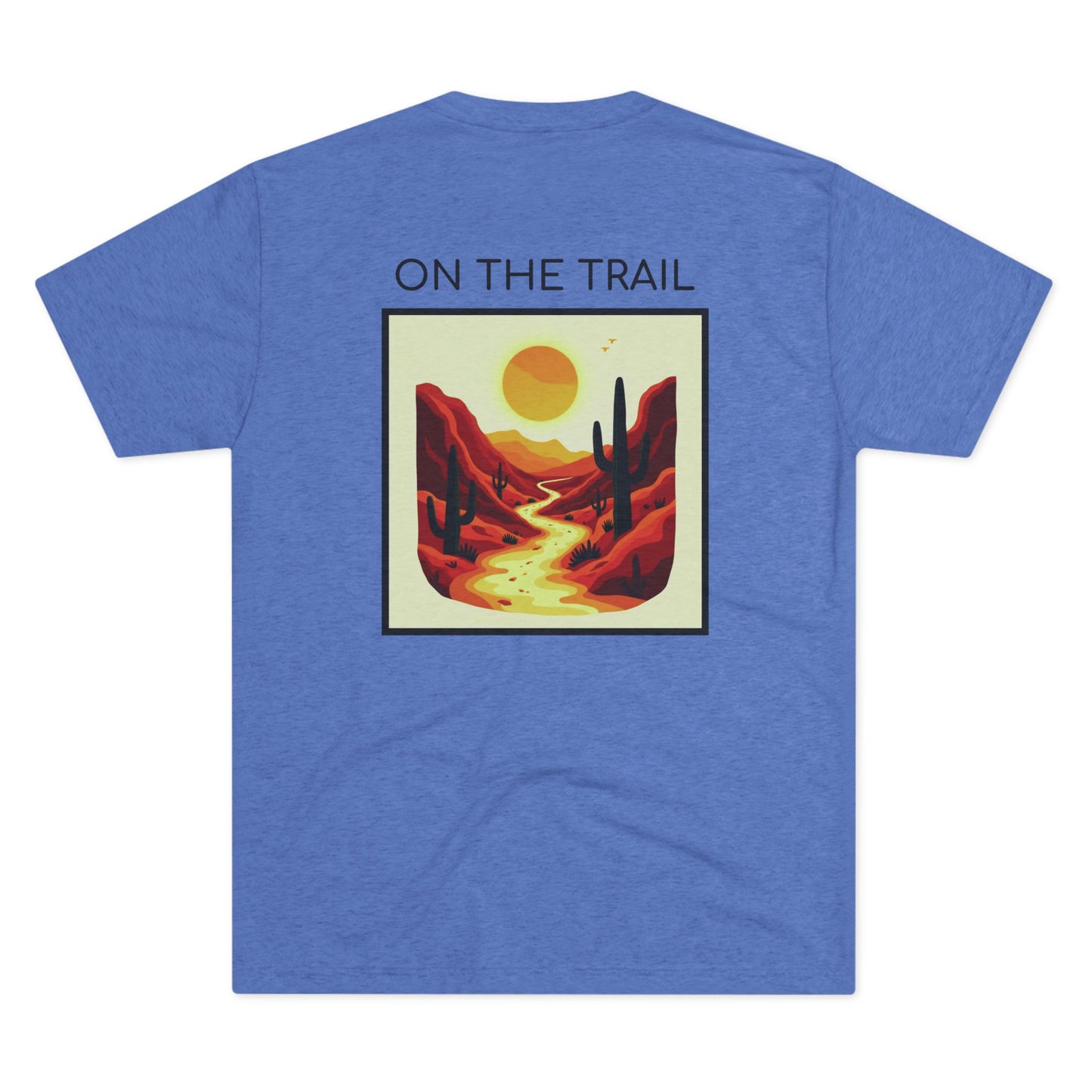 On The Trail Desert Retro Sunset Graphic Tee