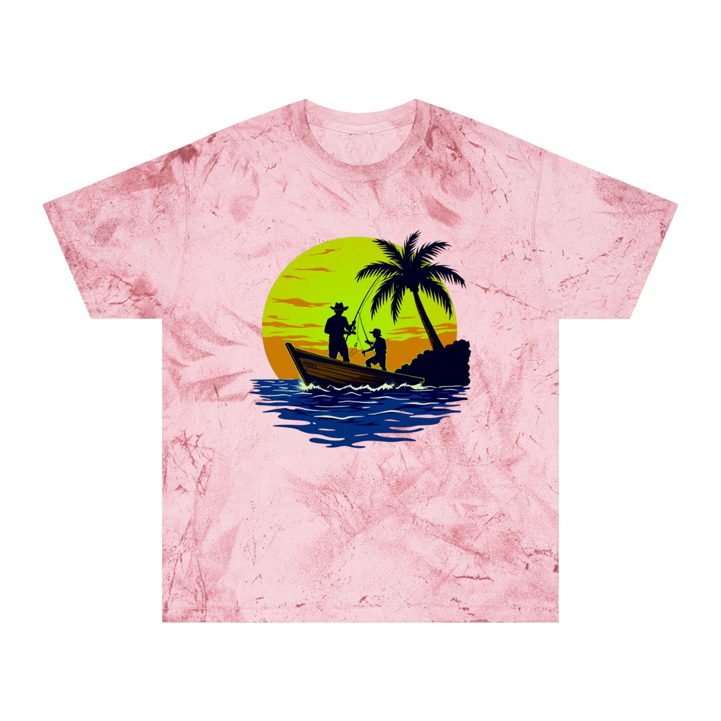 Gone Fishing Color Blast Tee
