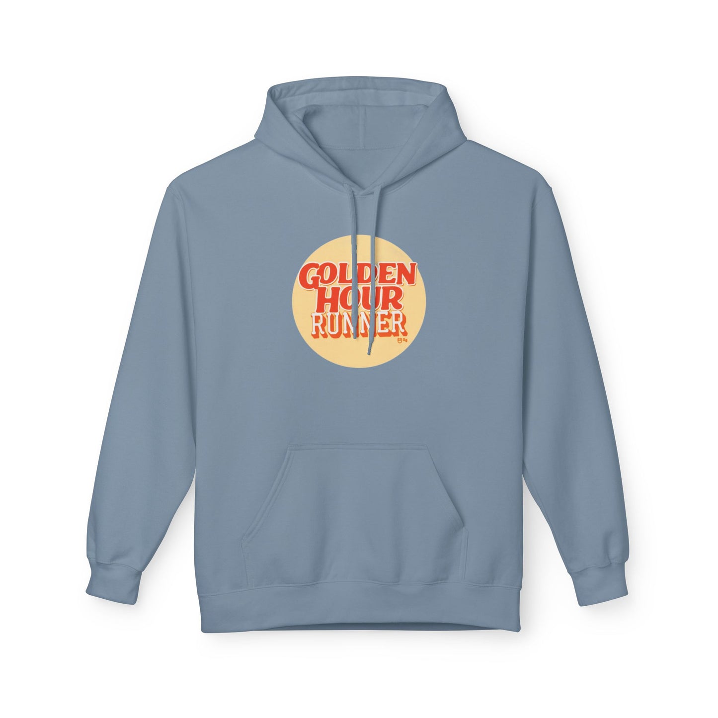 Golden Hour Retro Sunset Runner Hoodie