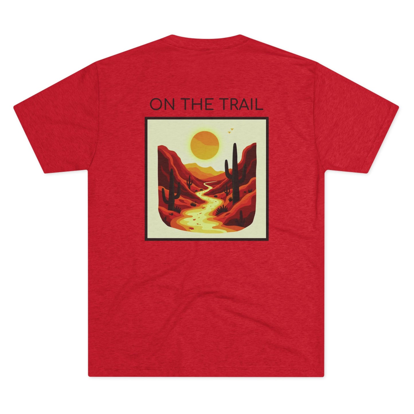 On The Trail Desert Retro Sunset Graphic Tee