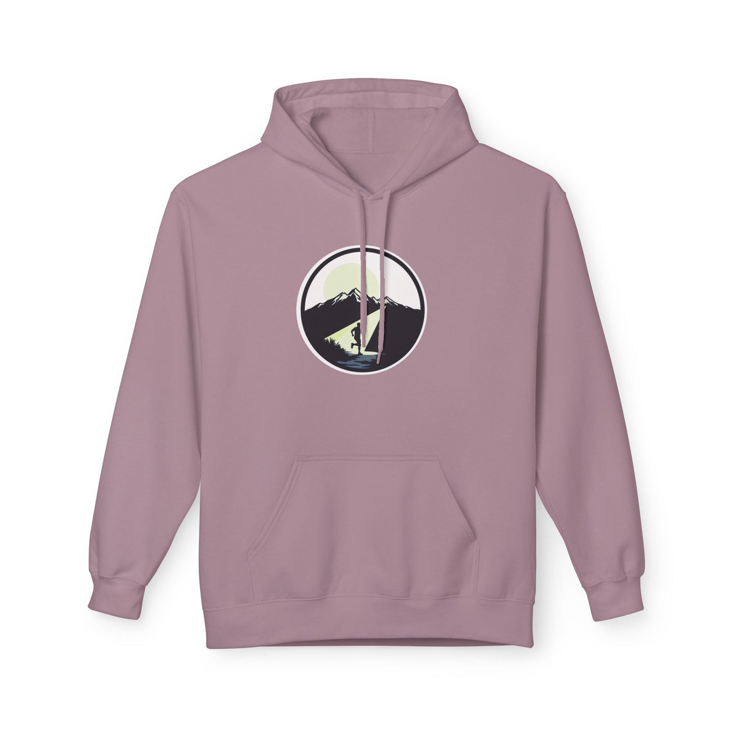 AP Logo Outdoor Mountain Circle Graphic Hoodie