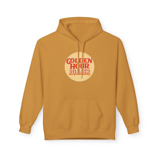 Golden Hour Retro Sunset Runner Hoodie