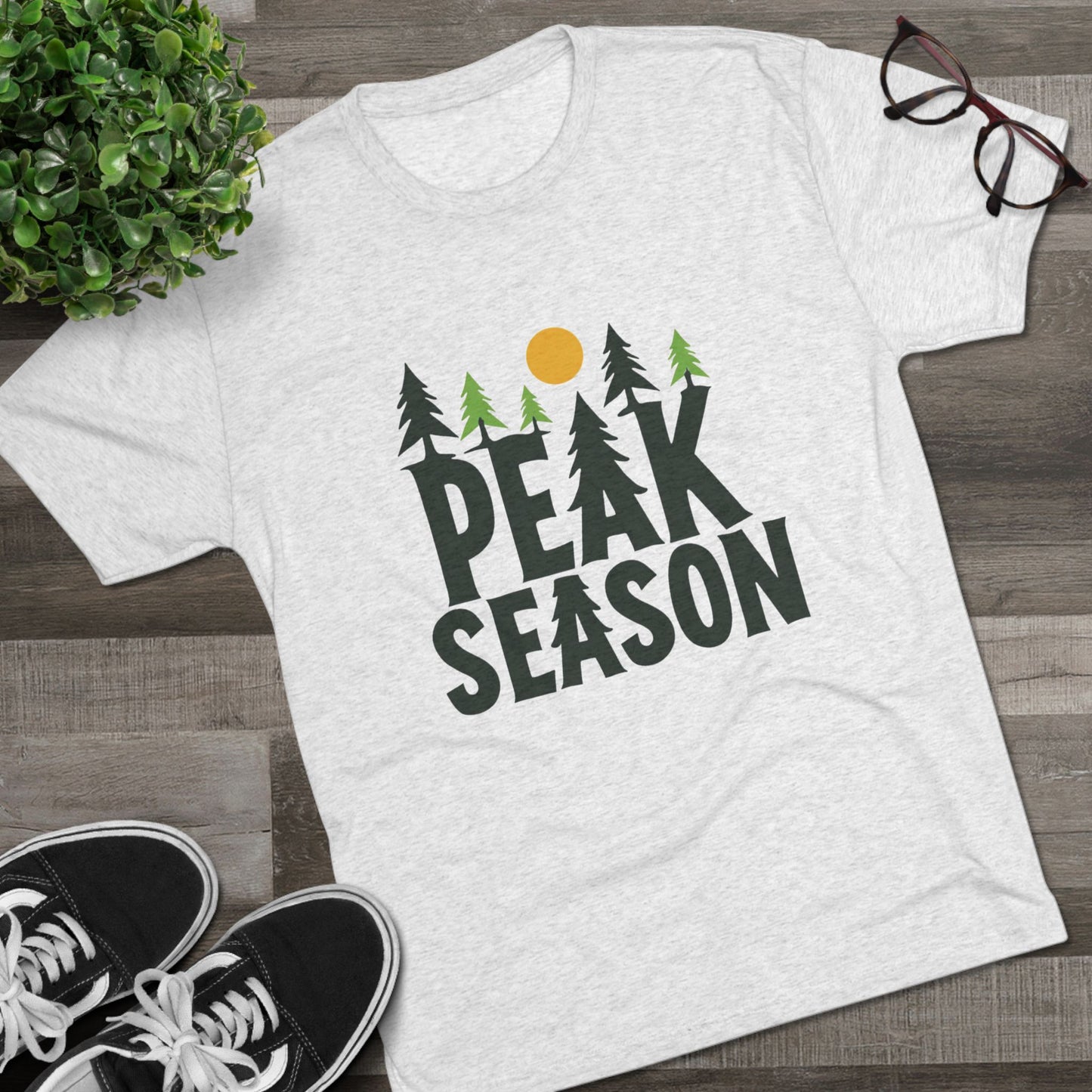 Outdoor Trail Tree & Sun Graphic Peak Season Tee