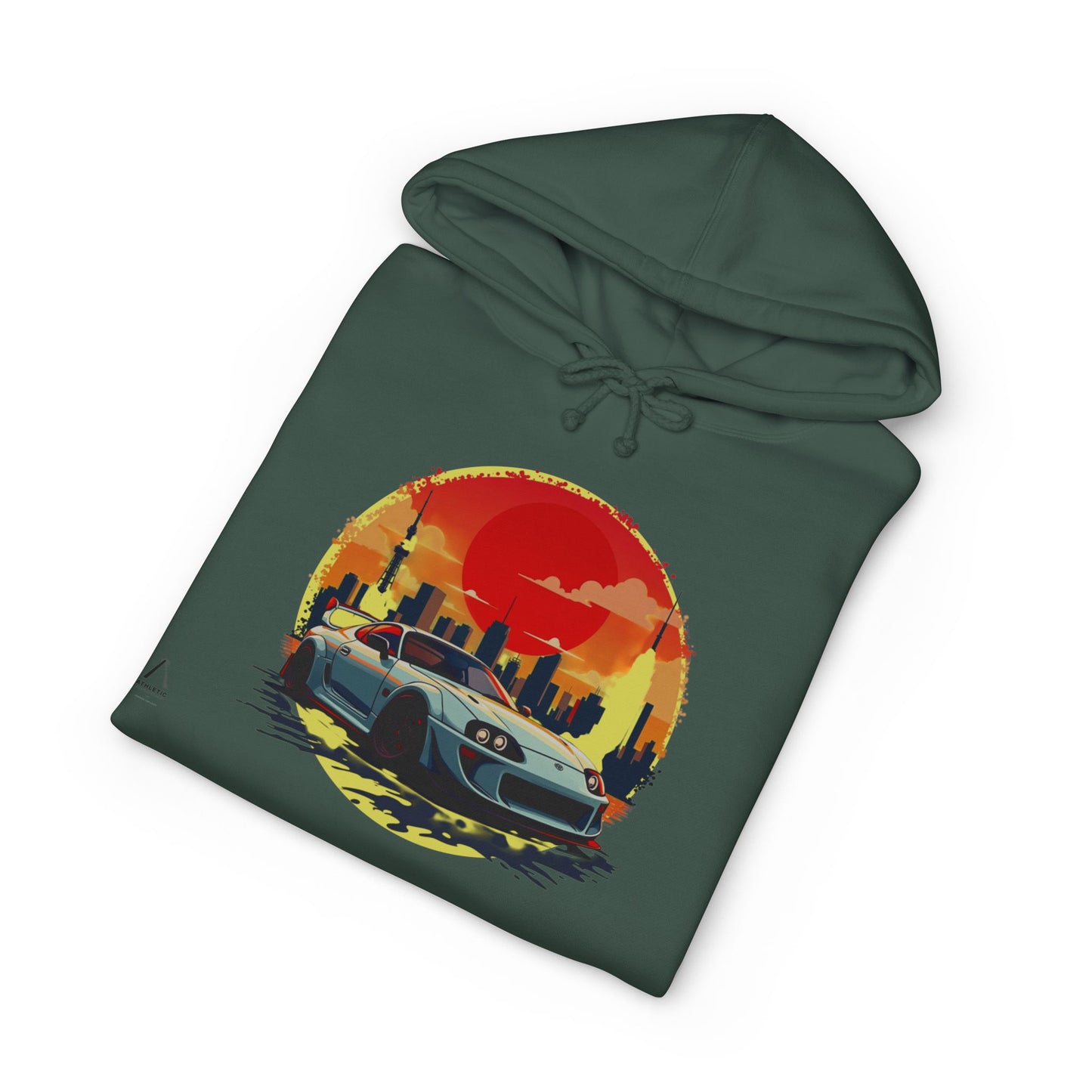 Sunset City Drive Graphic Hoodie
