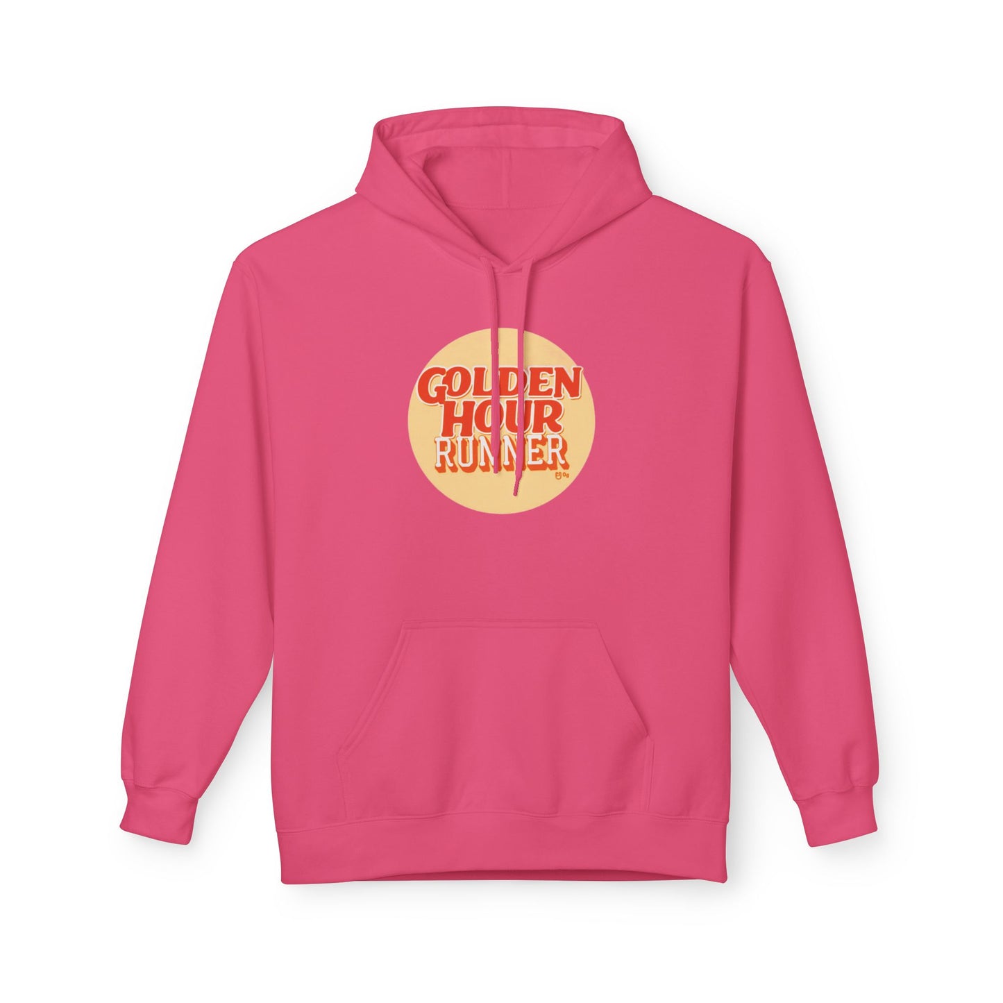 Golden Hour Retro Sunset Runner Hoodie