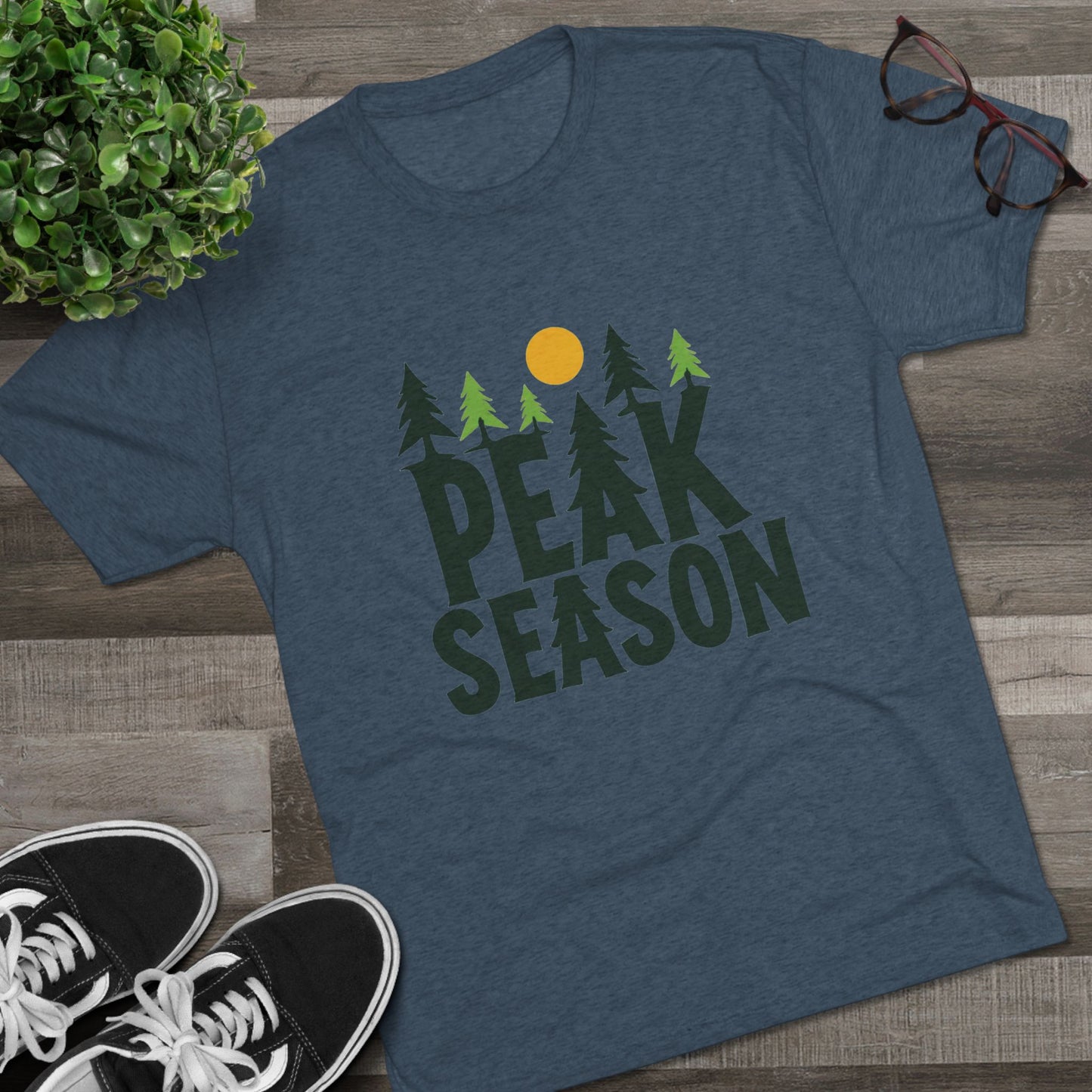 Outdoor Trail Tree & Sun Graphic Peak Season Tee