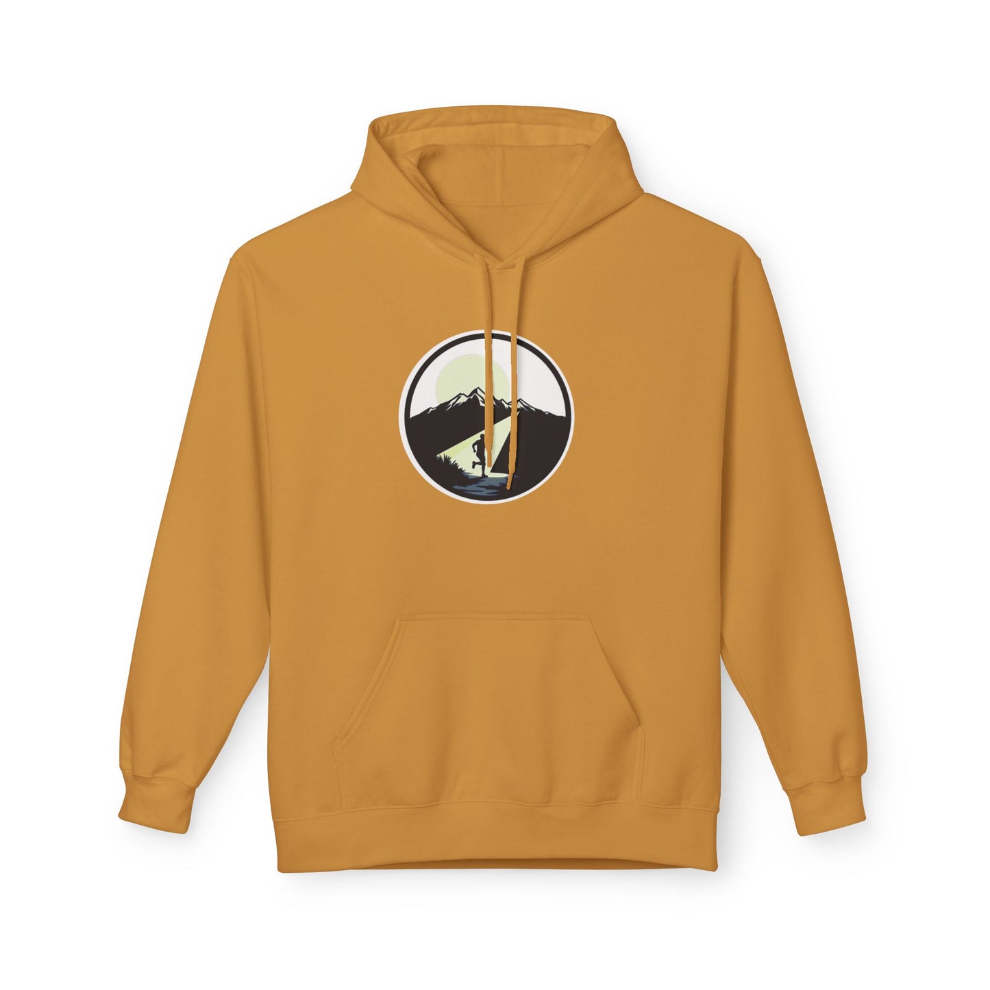 AP Logo Outdoor Mountain Circle Graphic Hoodie