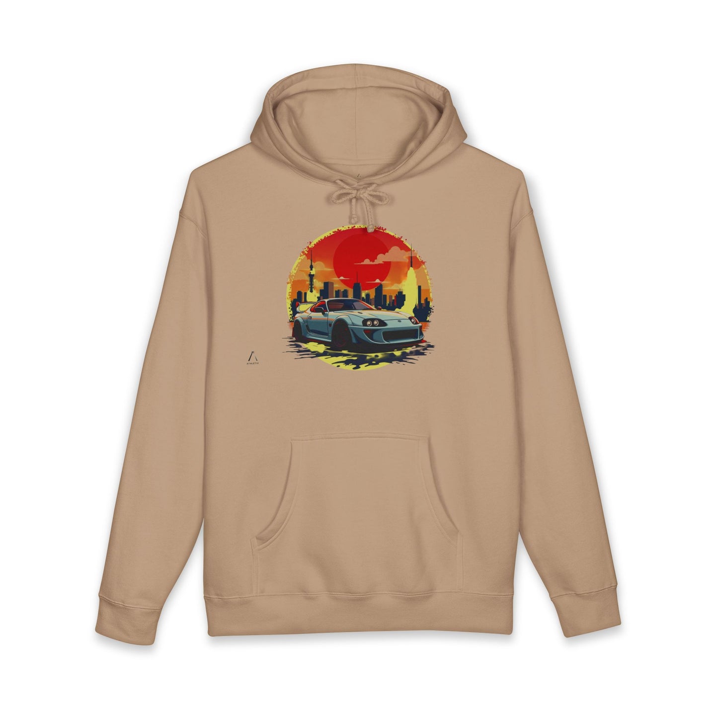 Sunset City Drive Graphic Hoodie