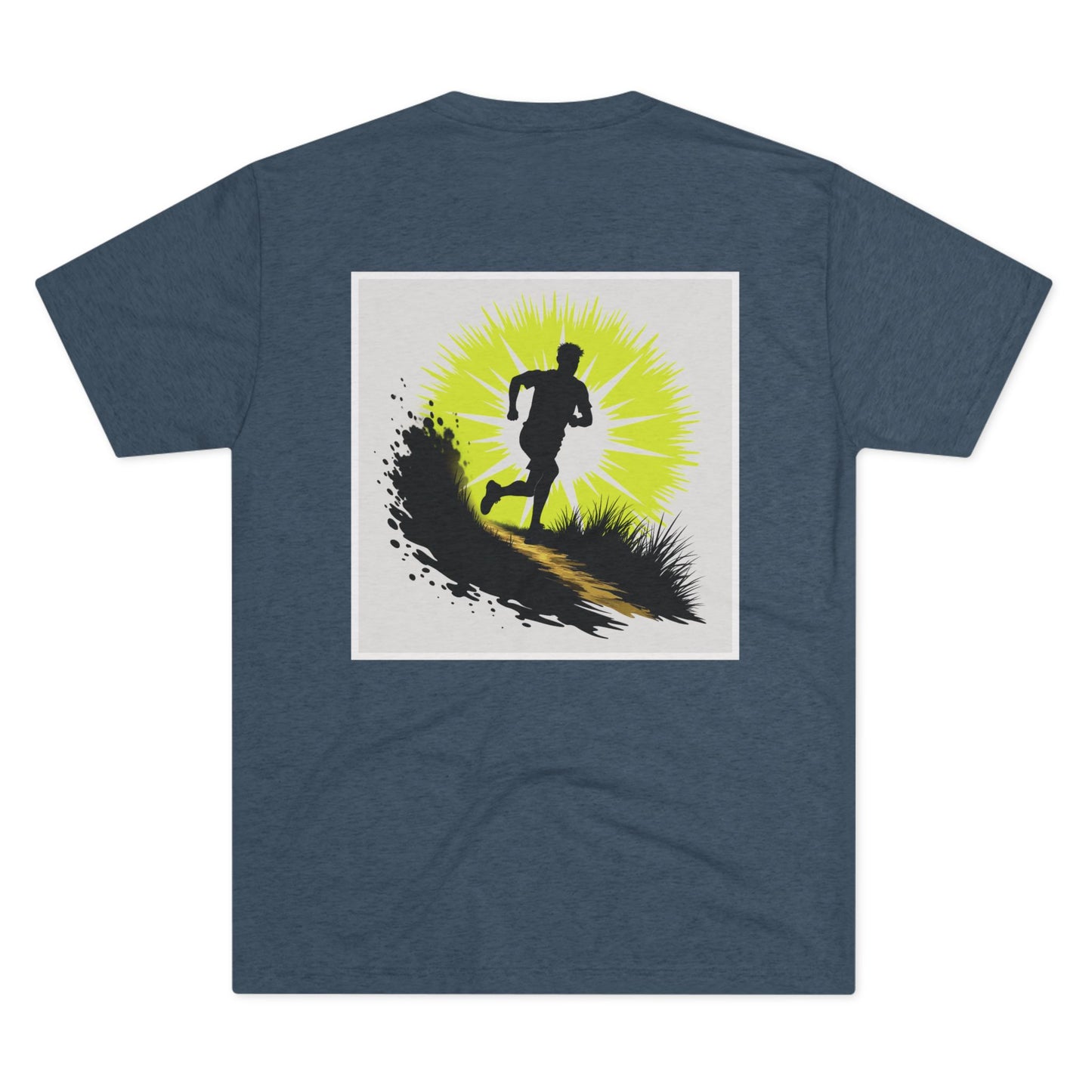 Runner Silhouette Sunrise Trail Running Graphic Tee