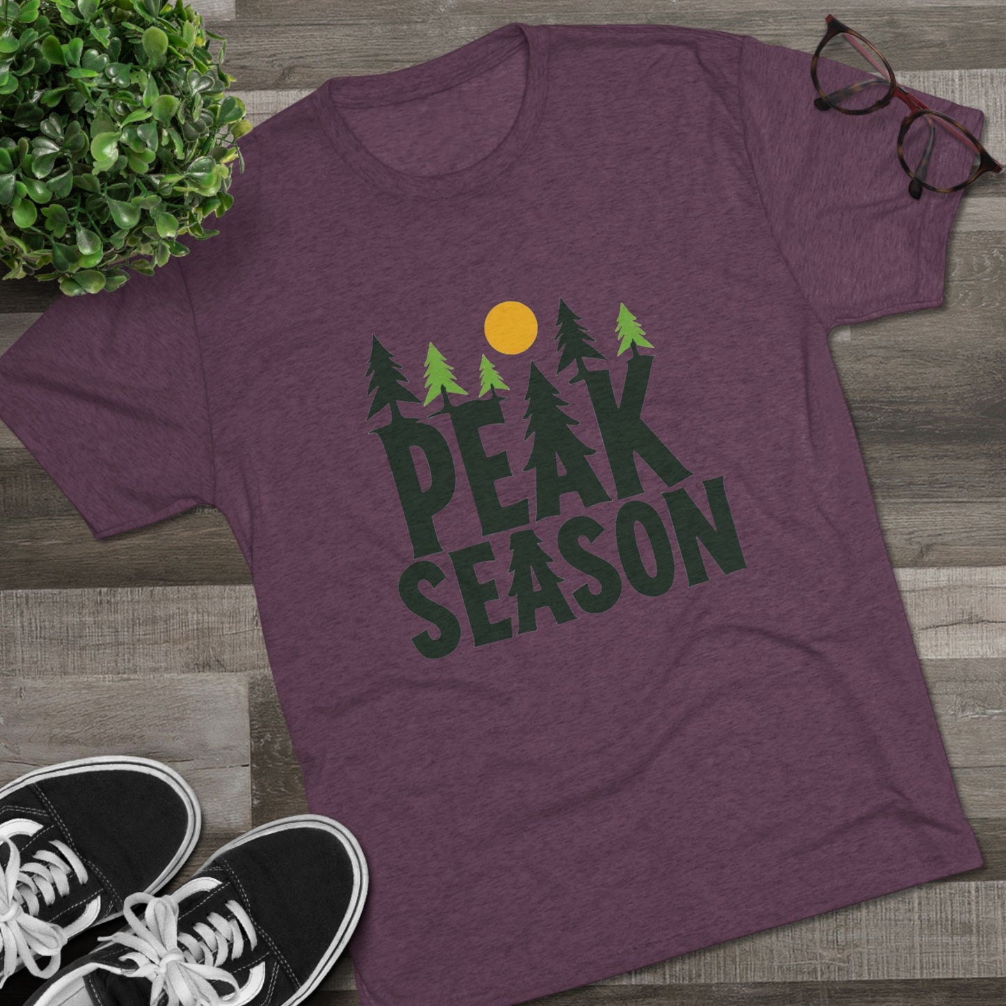 Outdoor Trail Tree & Sun Graphic Peak Season Tee