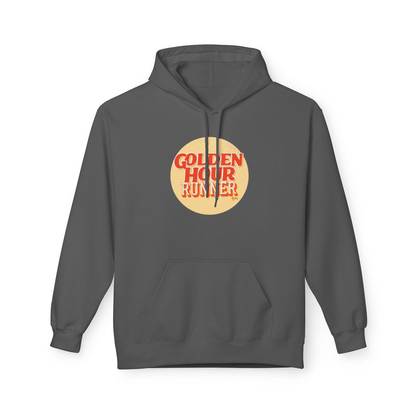 Golden Hour Retro Sunset Runner Hoodie