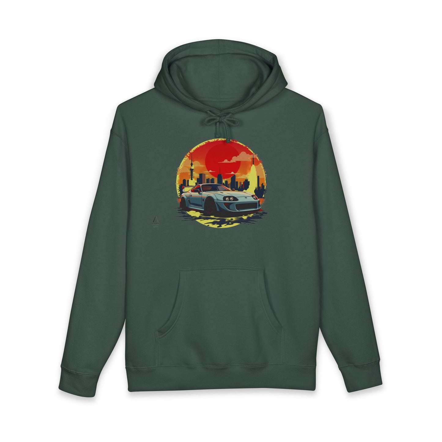 Sunset City Drive Graphic Hoodie