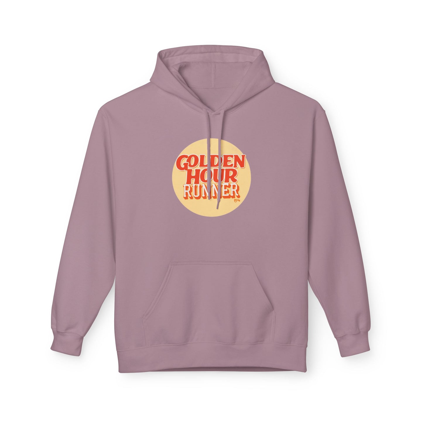 Golden Hour Retro Sunset Runner Hoodie