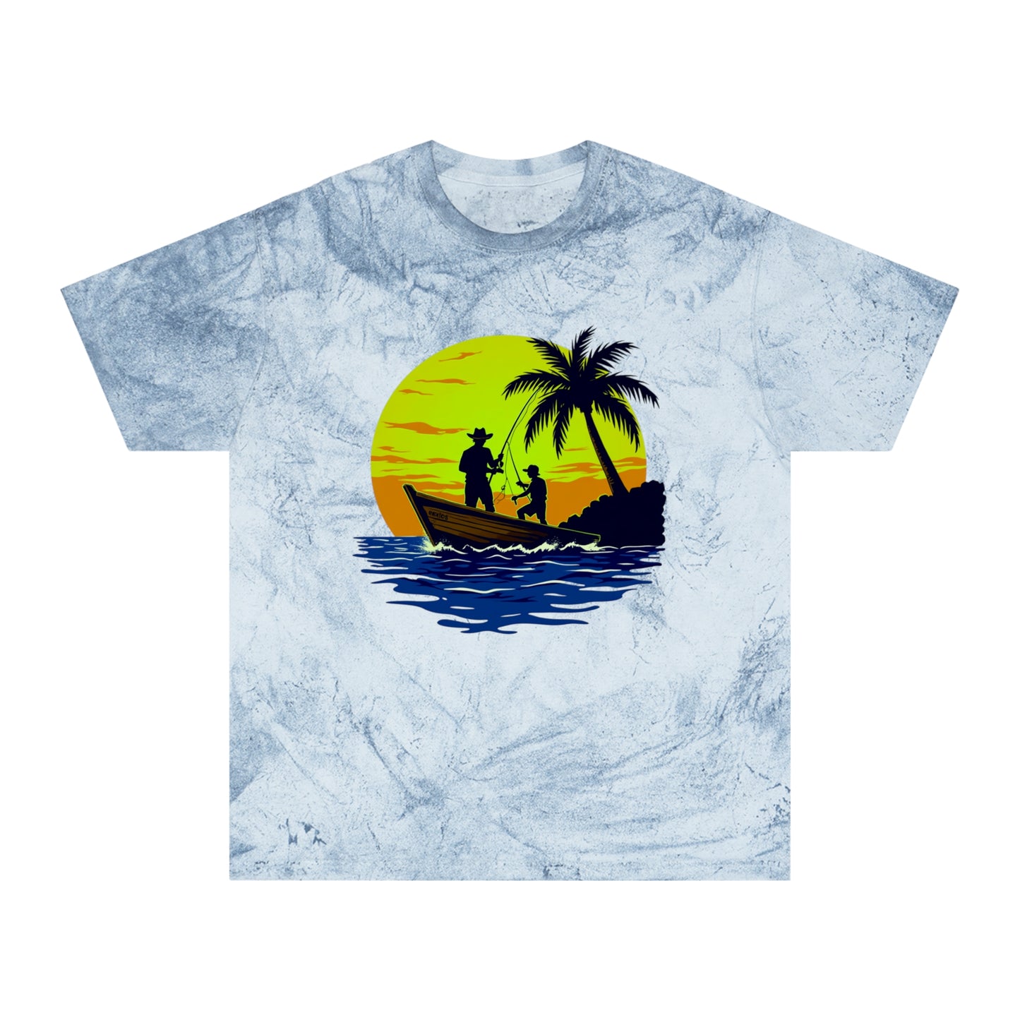 Gone Fishing Color Blast Tee