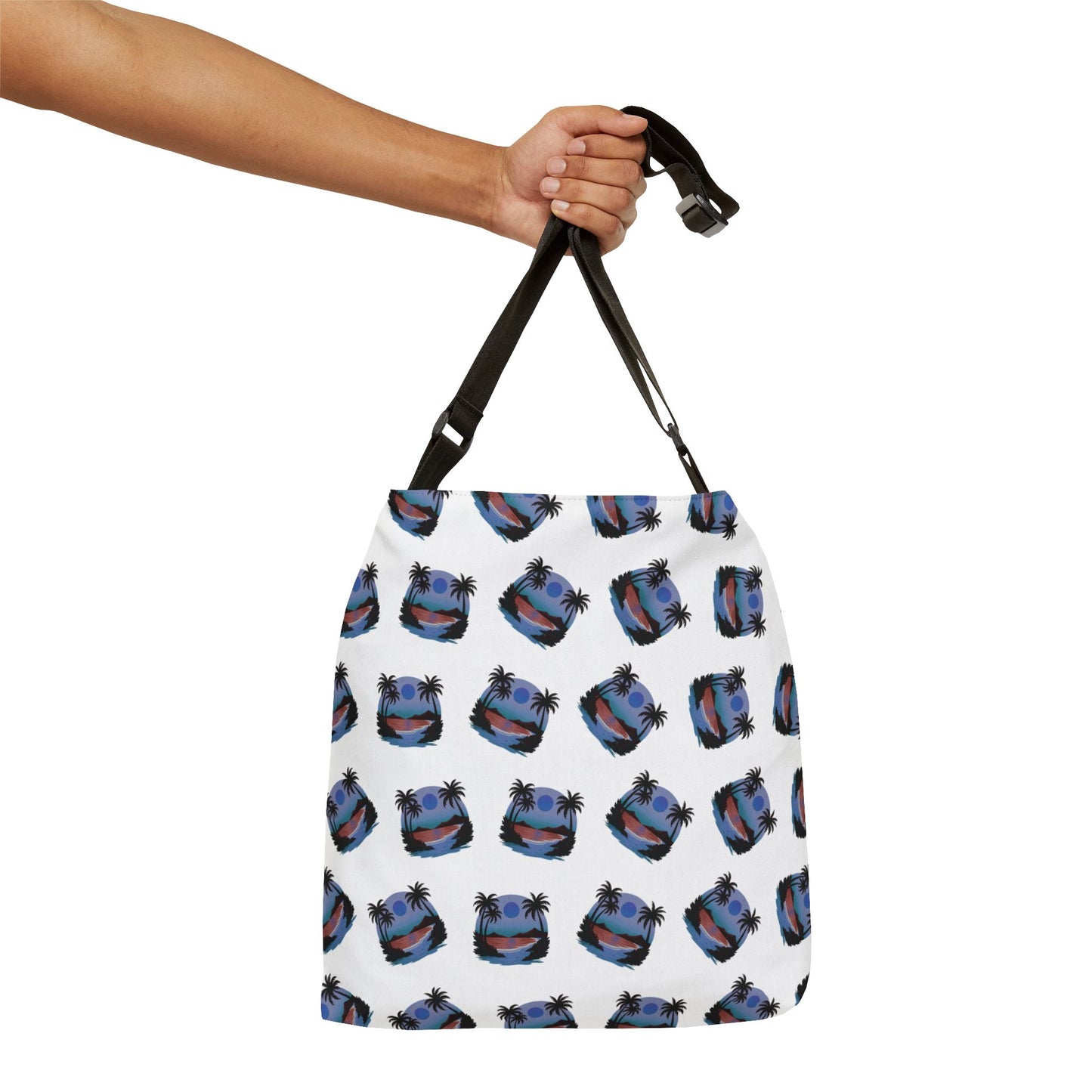 Beach Pattern Adjustable Tote Bag