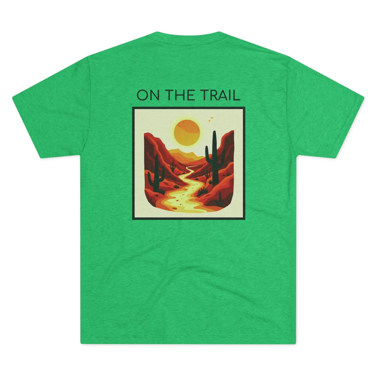 On The Trail Desert Retro Sunset Graphic Tee